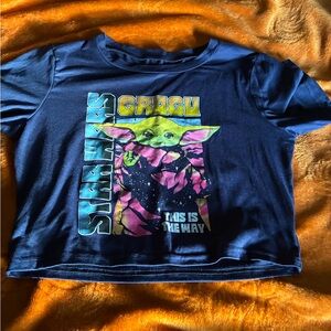 Star Wars Kids Dark Blue Grogu Tee